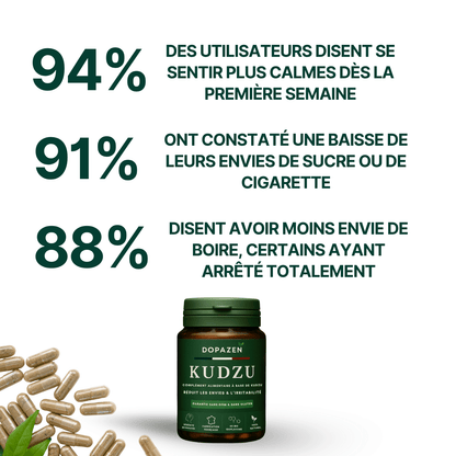 Kudzu Dopazen 40 mg d’isoflavone - 100% naturel