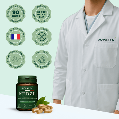 Kudzu Dopazen 40 mg d’isoflavone - 100% naturel