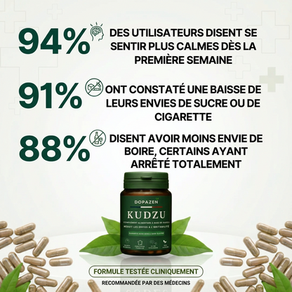 Kudzu Dopazen 40 mg d’isoflavone - 100% naturel